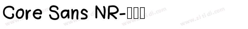 Core Sans NR字体转换